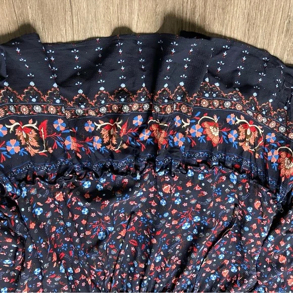 Glamorous Sugar, Sugar Navy Blue Disty Pint Swing Dress - Picture 11 of 12